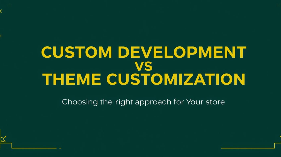 Custom Shopify Development vs Theme Customization: What’s the Difference?